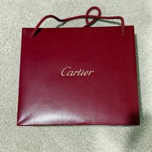 Authentic Cartier Small Red Shopping Paper Gift Bag